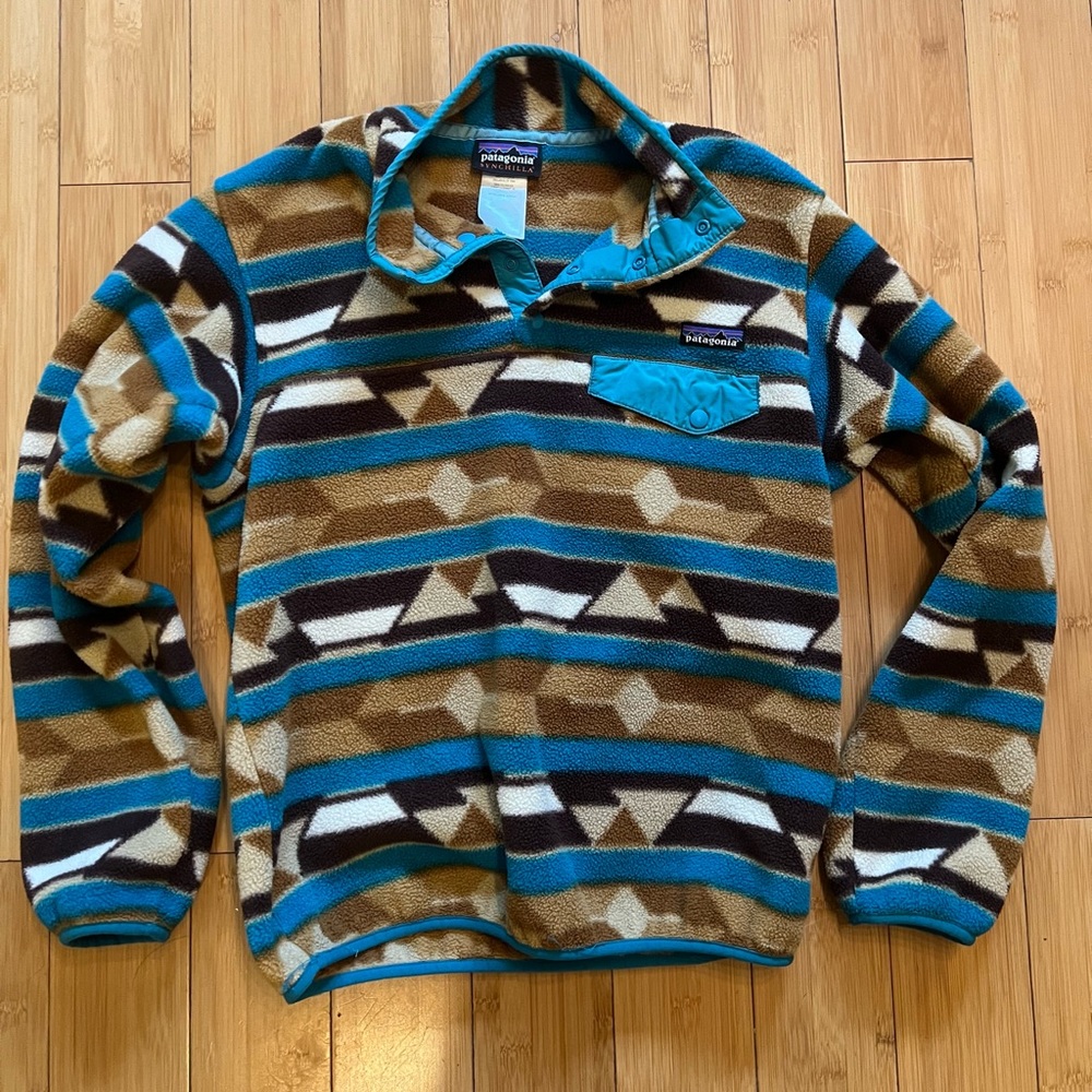 Patagonia Womens Fleece - patterned - Size Small
